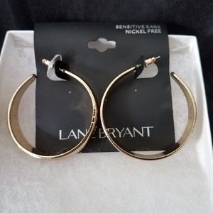 Gold Lane Bryant earrings Nickel Free Earrings